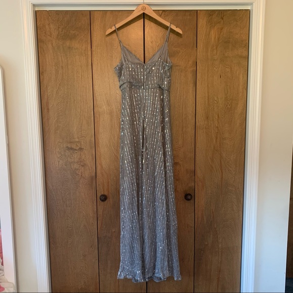Silver Maxi Dress - Picture 7 of 10